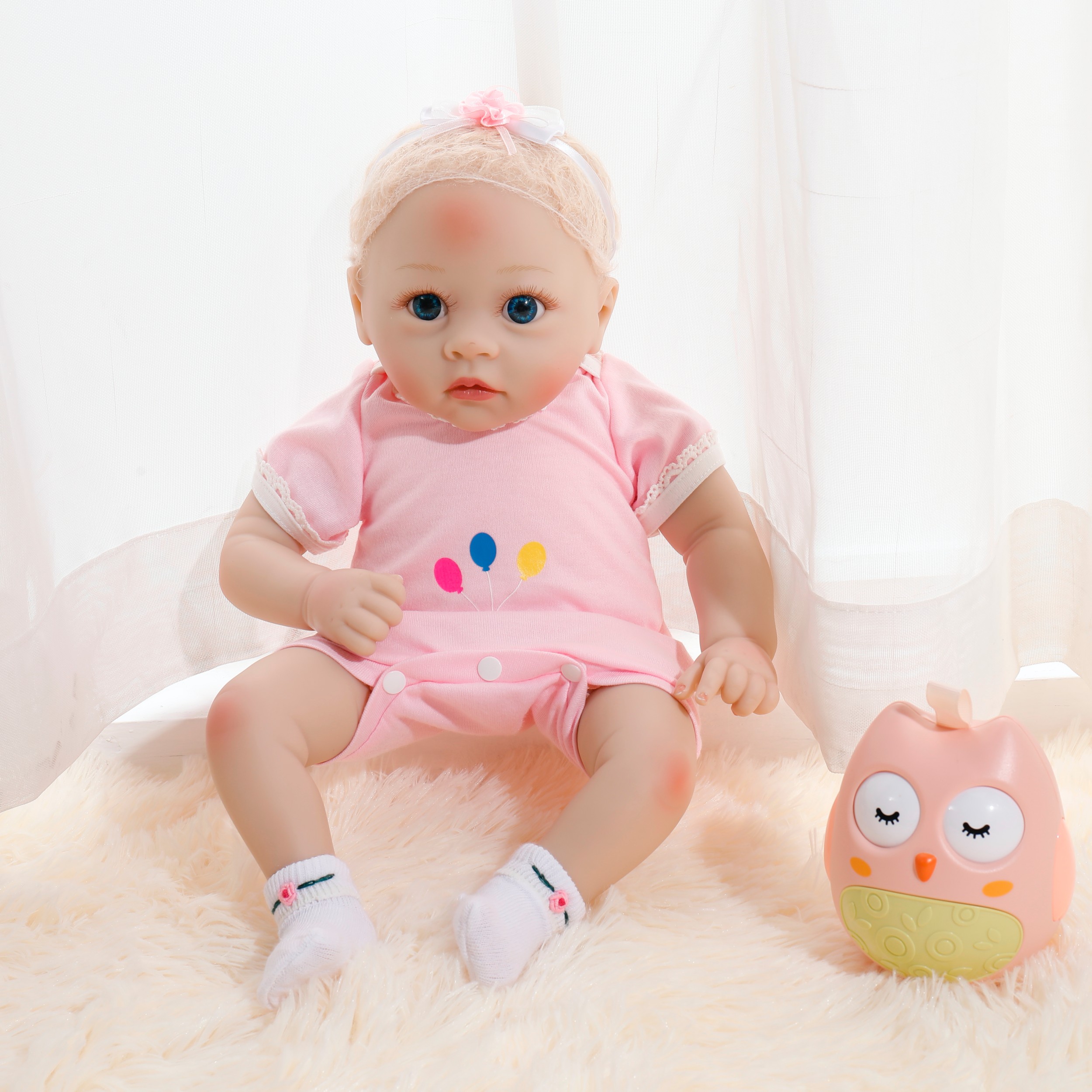 Wholesale 18 Inch New Design Cute Mini Soft Toy Cheap Alive Lifelike Full Body Silicone Doll Newborn Reborn Baby Doll for Kids