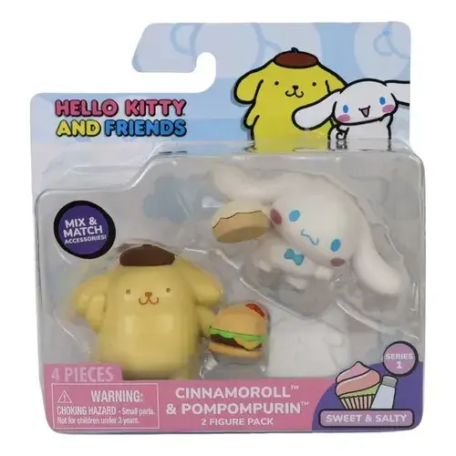 Pompompurin and Cinnamonroll Plush Figure Toys
