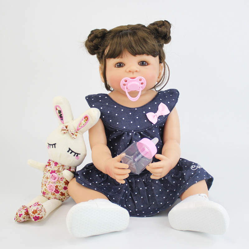Super Realistic Reborn Silicone Baby Dolls Cheap Soft Toy Model Toys Fashionable Bebe Reborn Dolls
