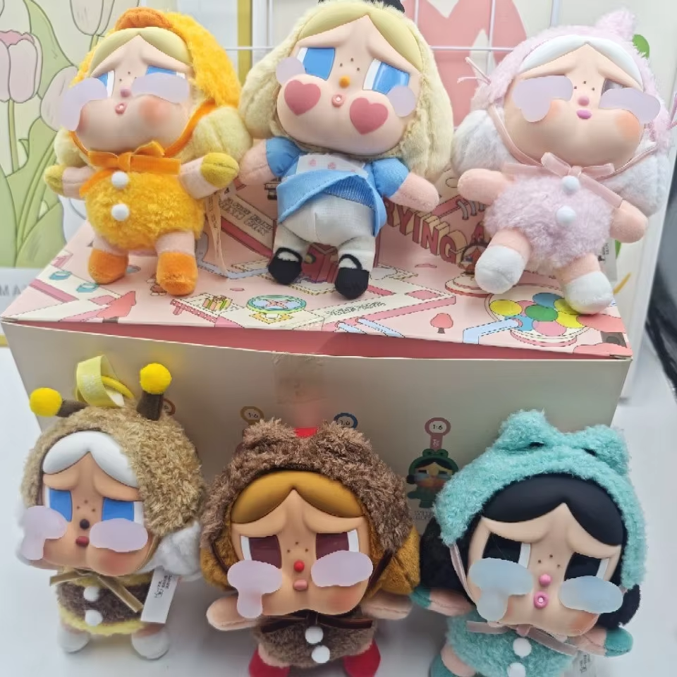 For Authentic Crybaby Action Figure Vinyl Crying Again Tears Plush Pendant Collectible Mystery Boxes Toys